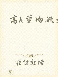 高h荤肉欲文封面