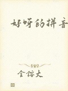 好呀的拼音封面