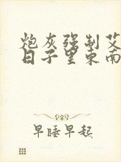 炮灰强制艾草的日子里东南枝小说