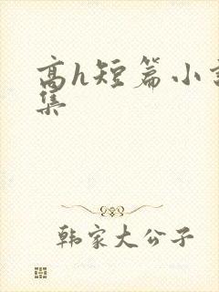 高h短篇小说合集封面