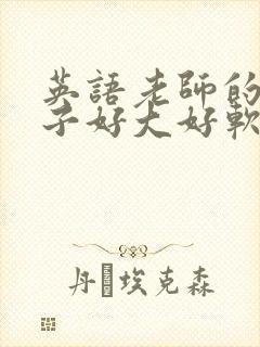 英语老师的小兔子好大好软水