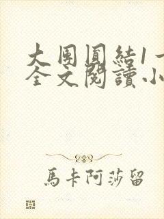 大团圆结1一6全文阅读小说于兜兜