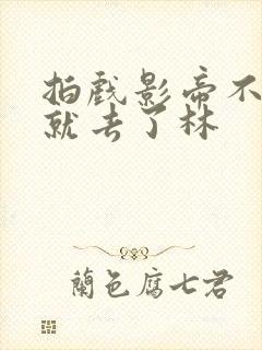 拍戏影帝不小心就去了林封面