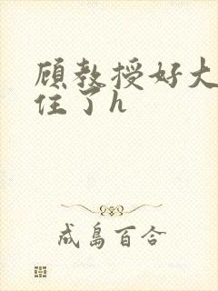 顾教授好大含不住了h