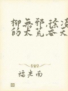 柳无邪,徐凌雪的太荒吞天诀