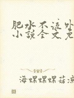 肥水不流外人田小说全文免费阅读全本免
