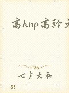 高hnp高干文