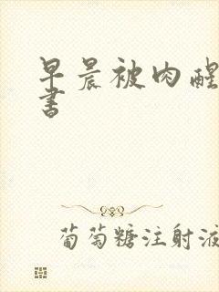 早晨被肉醒h秘书封面