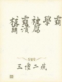 校霸被学霸玩到崩溃腐