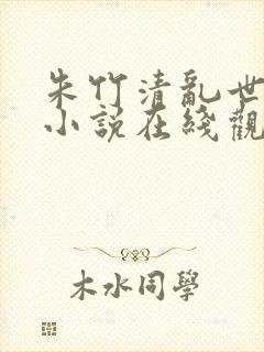 朱竹清乱世浮殇小说在线观看