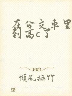 在公交车里c弄到高c了