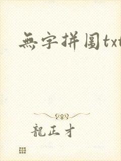 无字拼图txt封面