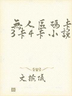 无人区码卡二卡3卡4卡小说
