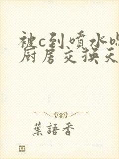 被c到喷水嗯h厨房交换天生尤物