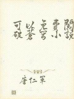 可以免费阅读斗破苍穹小说的软件