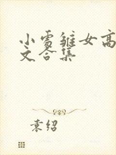 小处雏女高辣h文合集封面