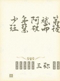 少年阿斌第二部珏慧破而后立