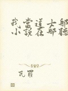 我当道士那些年小说在哪听封面