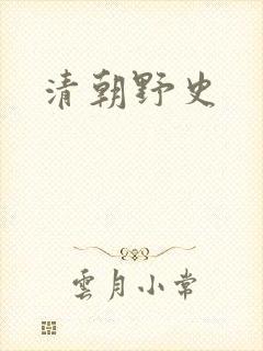 清朝野史