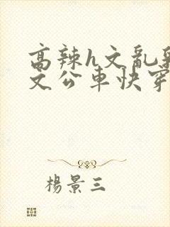 高辣h文乱乳h文公车快穿封面