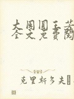 大团圆王芳高敏全文免费阅读