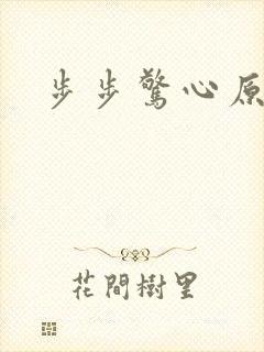 步步惊心原著封面