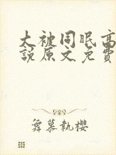 大被同眠高粱小说原文免费阅读