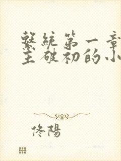 系统第一章给宿主破初的小说