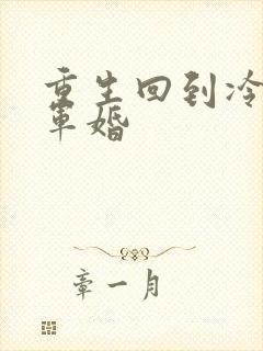 重生回到冷战前军婚封面