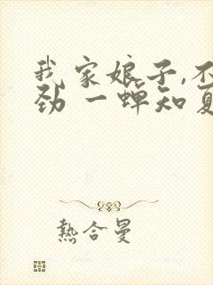 我家娘子,不对劲 一蝉知夏封面