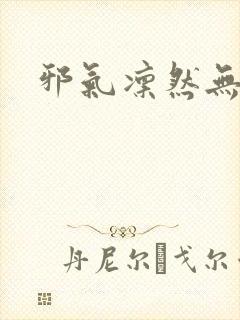 邪气凛然无弹窗