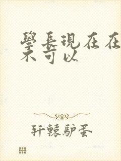 学长现在在上课不可以