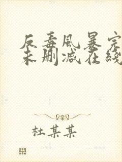 反毒风暴完整版未删减在线免费观看