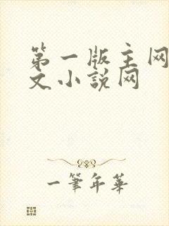 第一版主网站辣文小说网封面