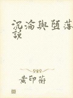 沉沦与堕落的小说