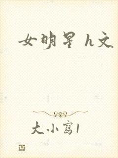 女明星 h文