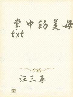 掌中的美母版主txt