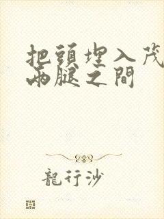 把头埋入茂密的两腿之间