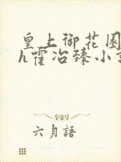 皇上御花园hlh霍冶臻小说