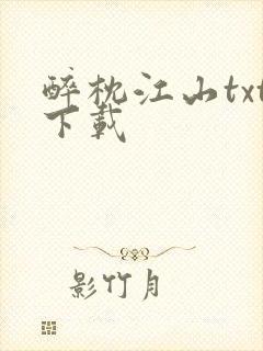 醉枕江山txt下载