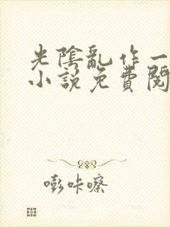 光阴乱作一团的小说免费阅读