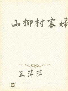 山柳村寡妇情史