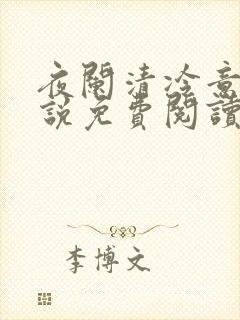 夜阑清冷意欢小说免费阅读