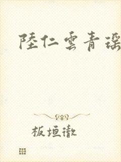 陆仁云青瑶正版