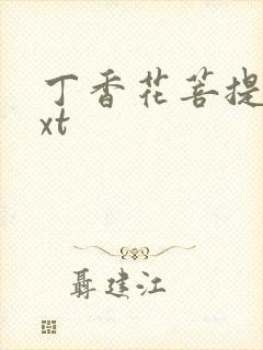 丁香花菩提树txt