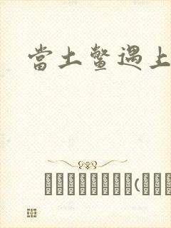 当土鳖遇上海龟