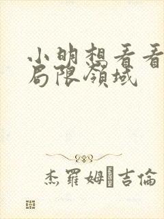 小明想看看永久局限领域