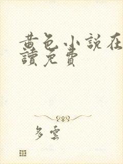 黄色小说在线阅读免费