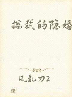 总裁的隐婚新娘