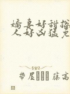 娇妻好甜总裁大人好凶猛免费小说